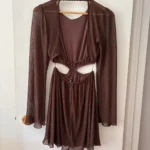 Thumbnail for Zara cut-out dress with an open back!