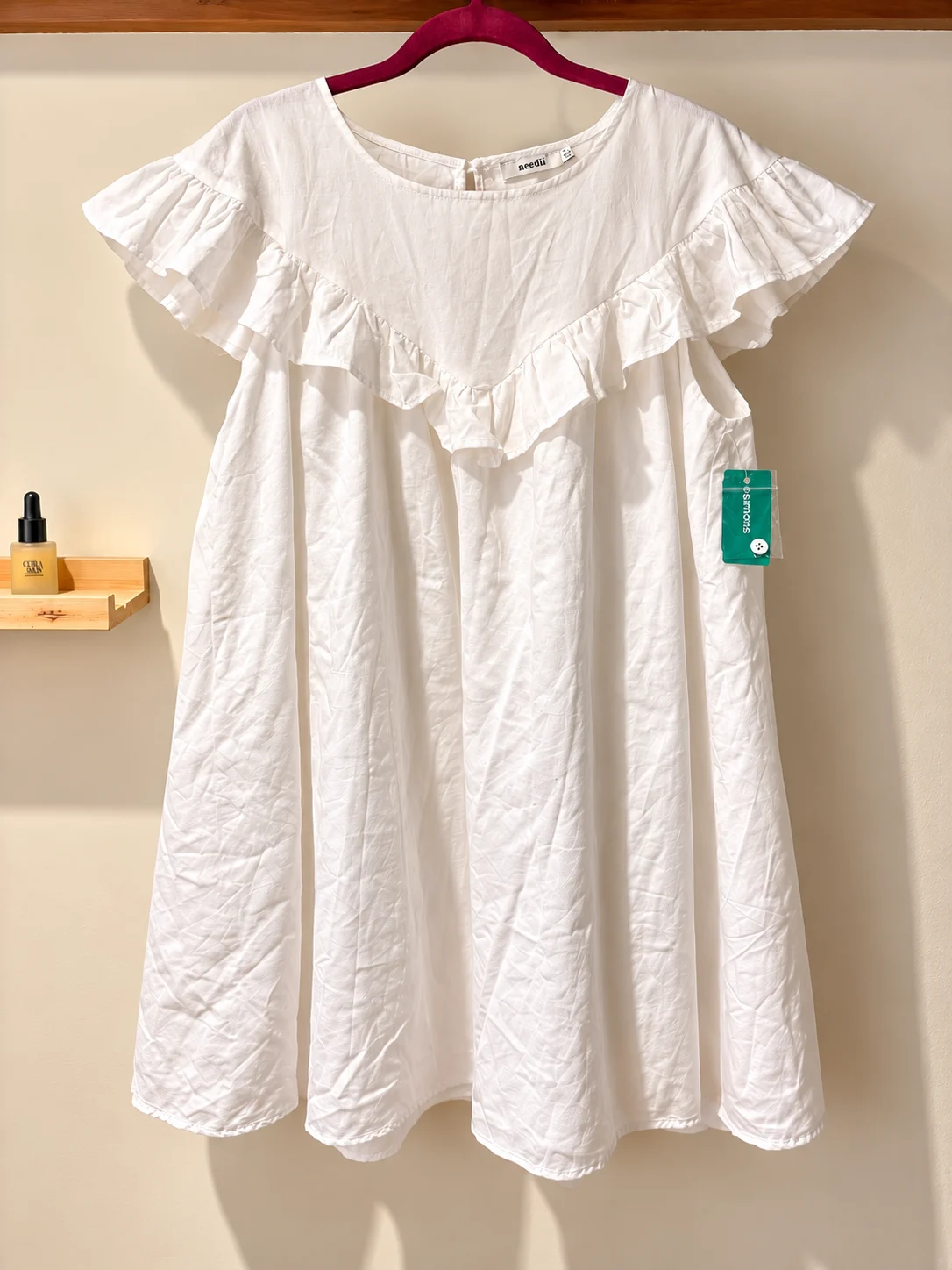 Needii white dress – 100% cotton – Brand new with label *Other seconde main