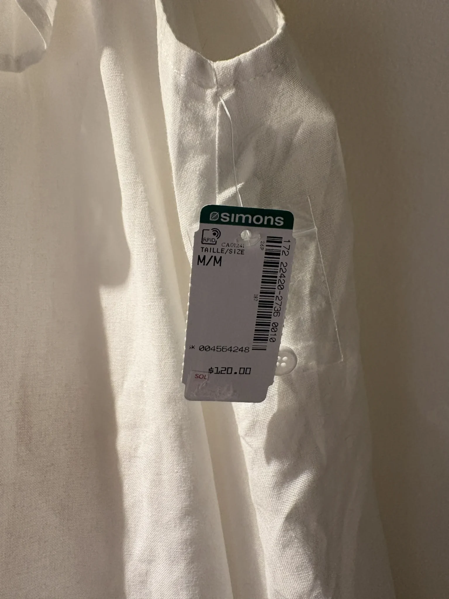 Image for Needii white dress – 100% cotton – Brand new with label