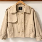 Featured thumbnail for Trench court / veste légère Ardene – beige – M/M