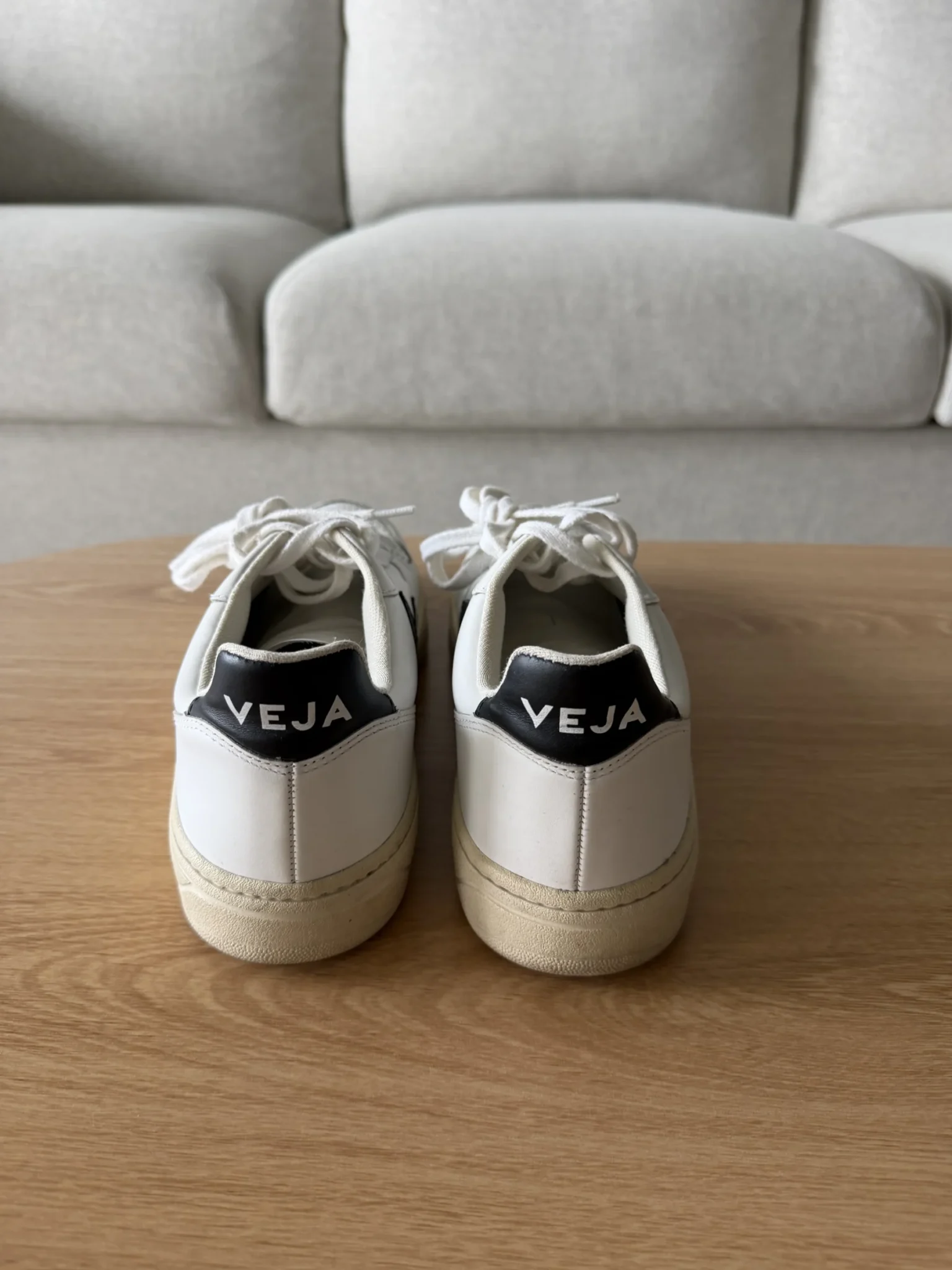 Image for Veja leather trainers