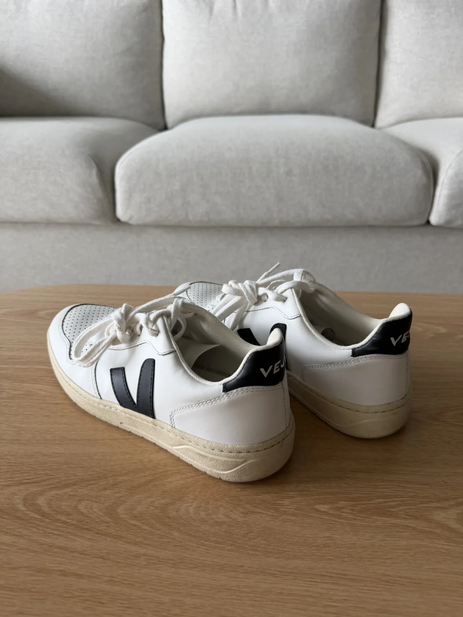 Image for Veja leather trainers