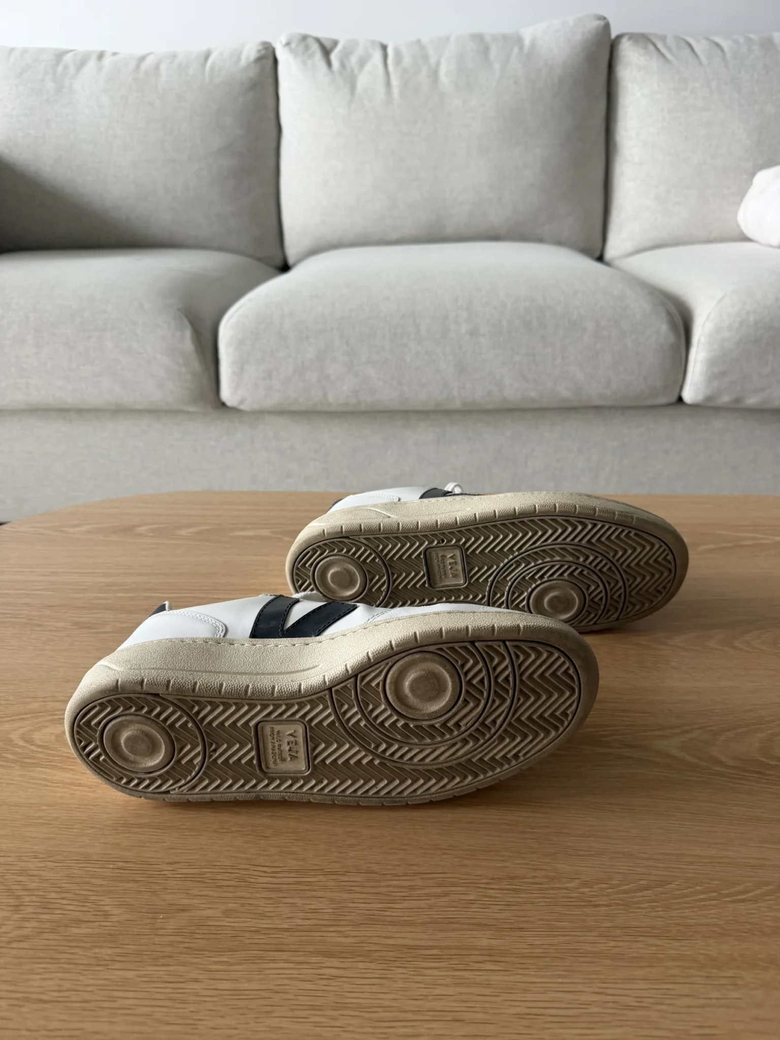 Image for Veja leather trainers