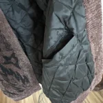 Thumbnail for Vintage knit cardigan with quilted lining