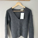 Thumbnail for Sézane – Barry Cardigan (XS) Charcoal grey