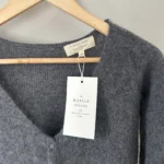 Thumbnail for Sézane – Barry Cardigan (XS) Charcoal grey