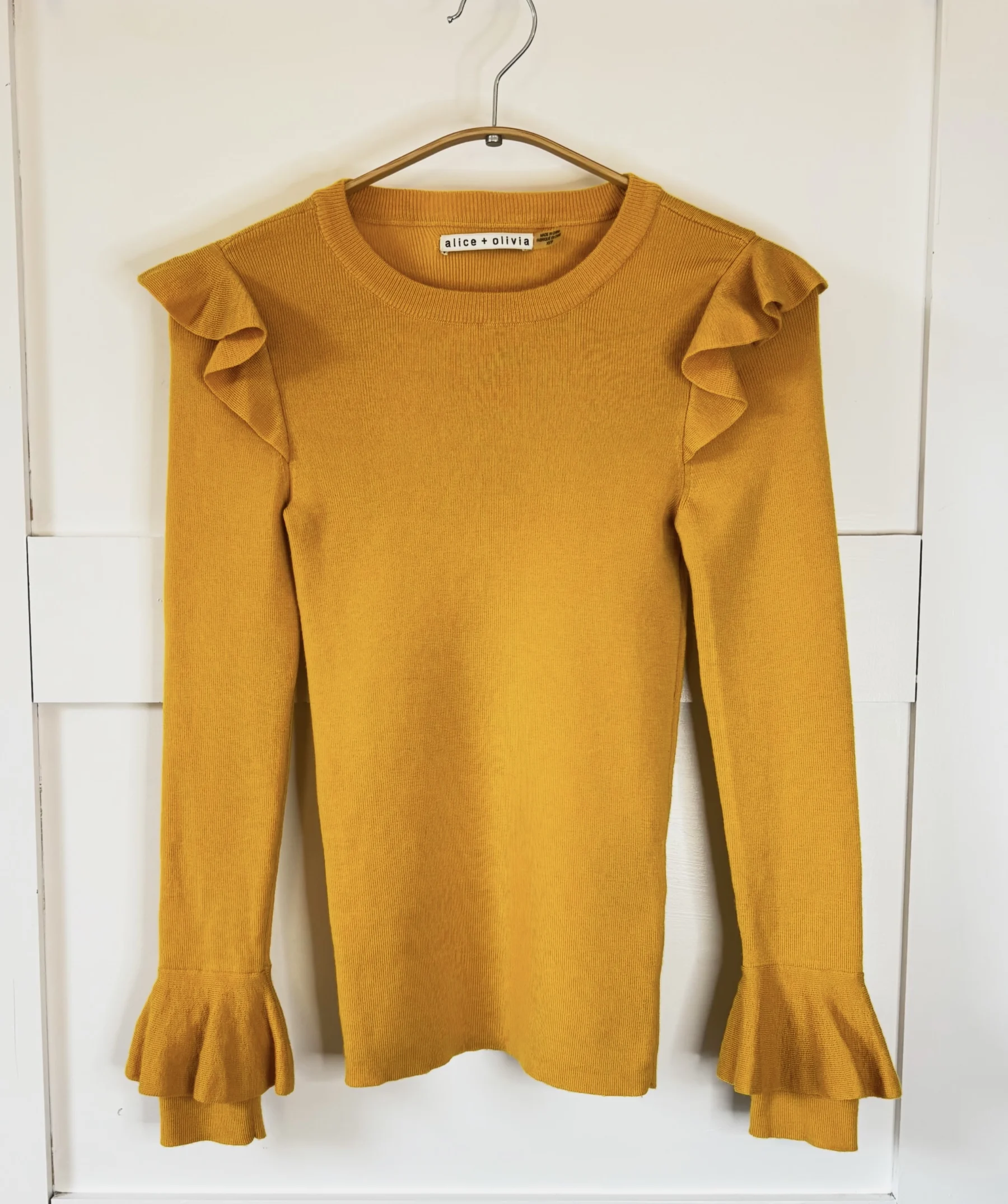 ♥️ALICE + OLIVIA saffron jumper *Other seconde main