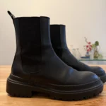 Thumbnail for Corticella black leather boots