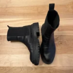 Thumbnail for Corticella black leather boots