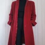 Featured thumbnail for Vintage 100% Wool Winter Coat Cherry Red Made in Canada