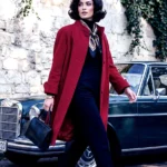Thumbnail for Vintage 100% Wool Winter Coat Cherry Red Made in Canada