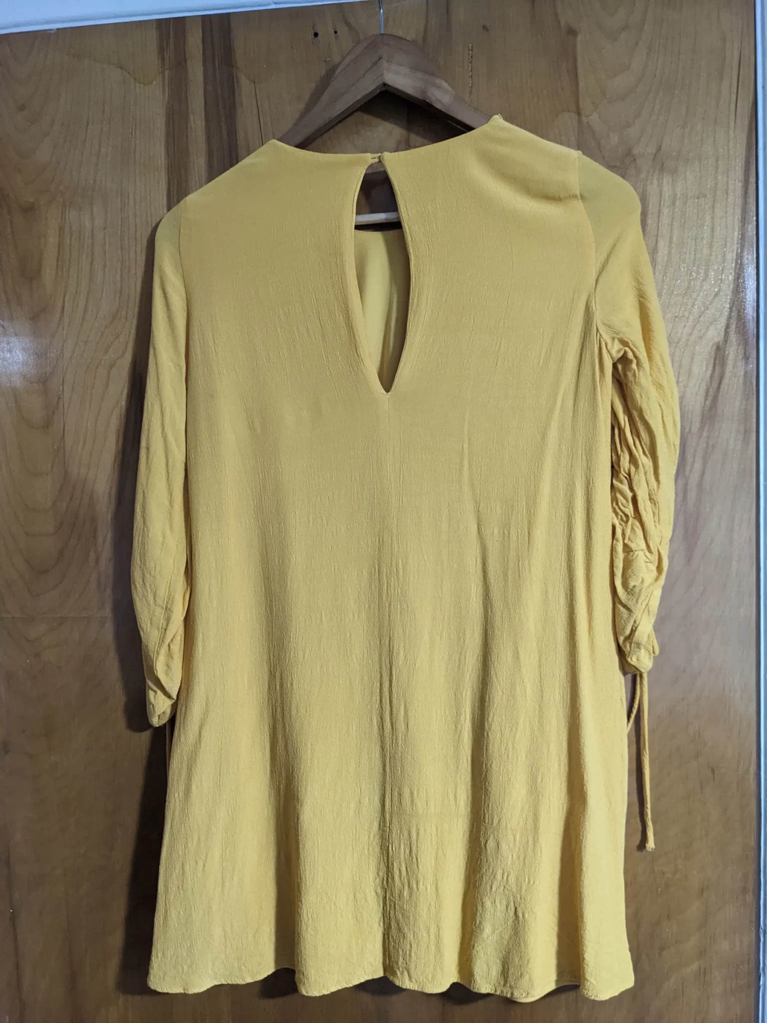 Image for Zara mustard-coloured dress