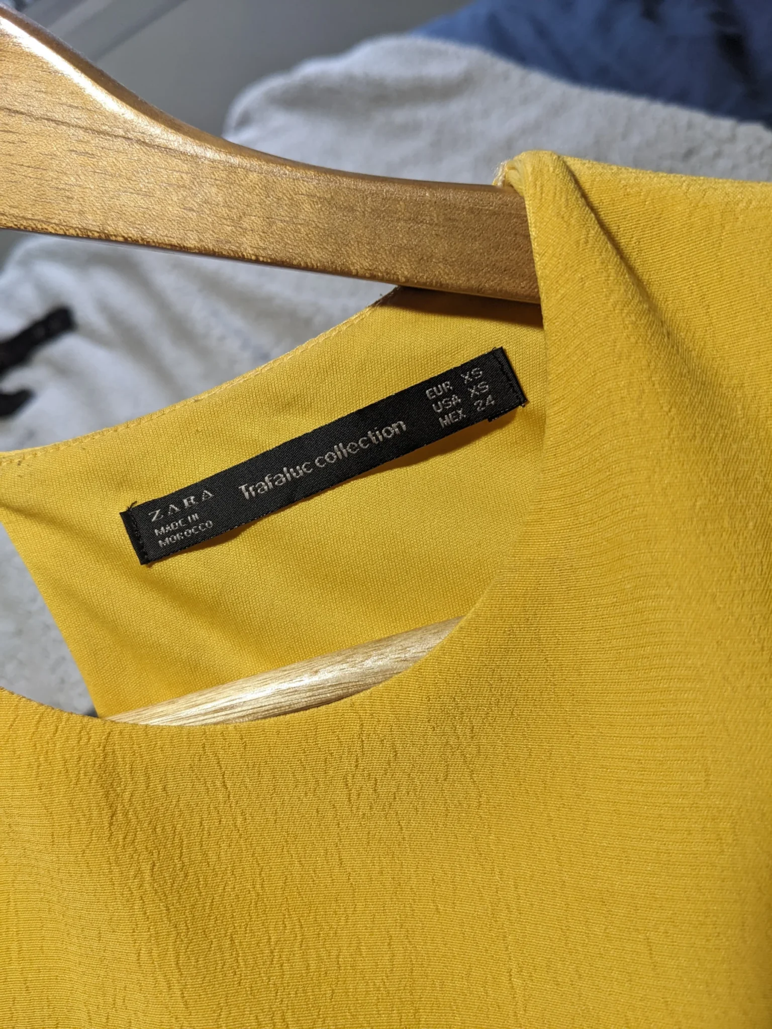 Image for Zara mustard-coloured dress