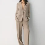 Featured thumbnail for Aritzia | Suit: Effortless Blazer + Trousers | Nomade Taupe ☕️ | BRAND NEW (you’re sure to love it!) 🍂