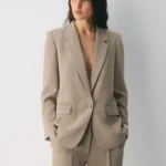 Thumbnail for Aritzia | Suit: Effortless Blazer + Trousers | Nomade Taupe ☕️ | BRAND NEW (you’re sure to love it!) 🍂