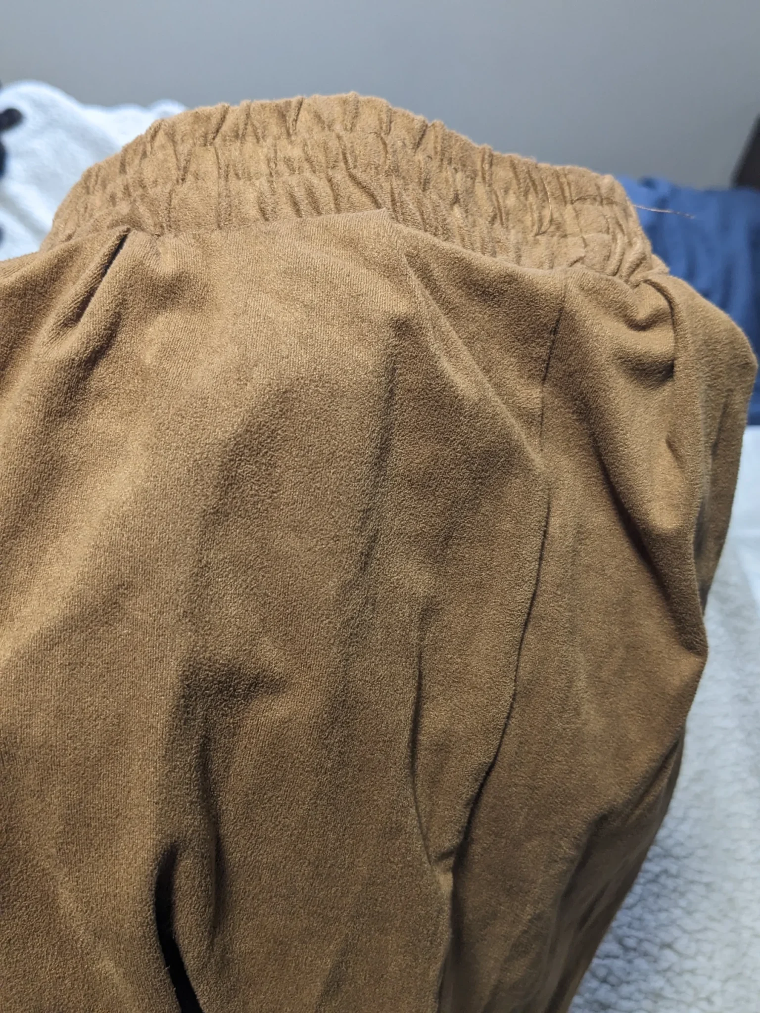 Image for Faux suede skirt