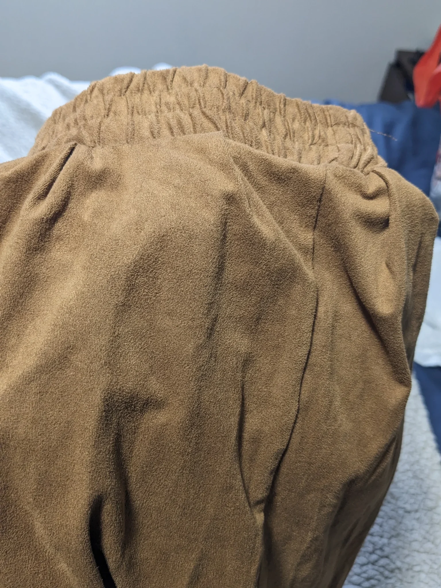 Image for Faux suede skirt