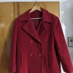 Featured thumbnail for Red wool and cashmere coat