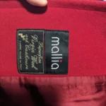 Thumbnail for Red wool and cashmere coat