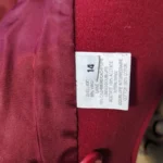 Thumbnail for Red wool and cashmere coat