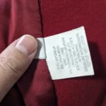 Thumbnail for Red wool and cashmere coat