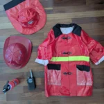 Thumbnail for Children’s firefighter costume, size 3–4T