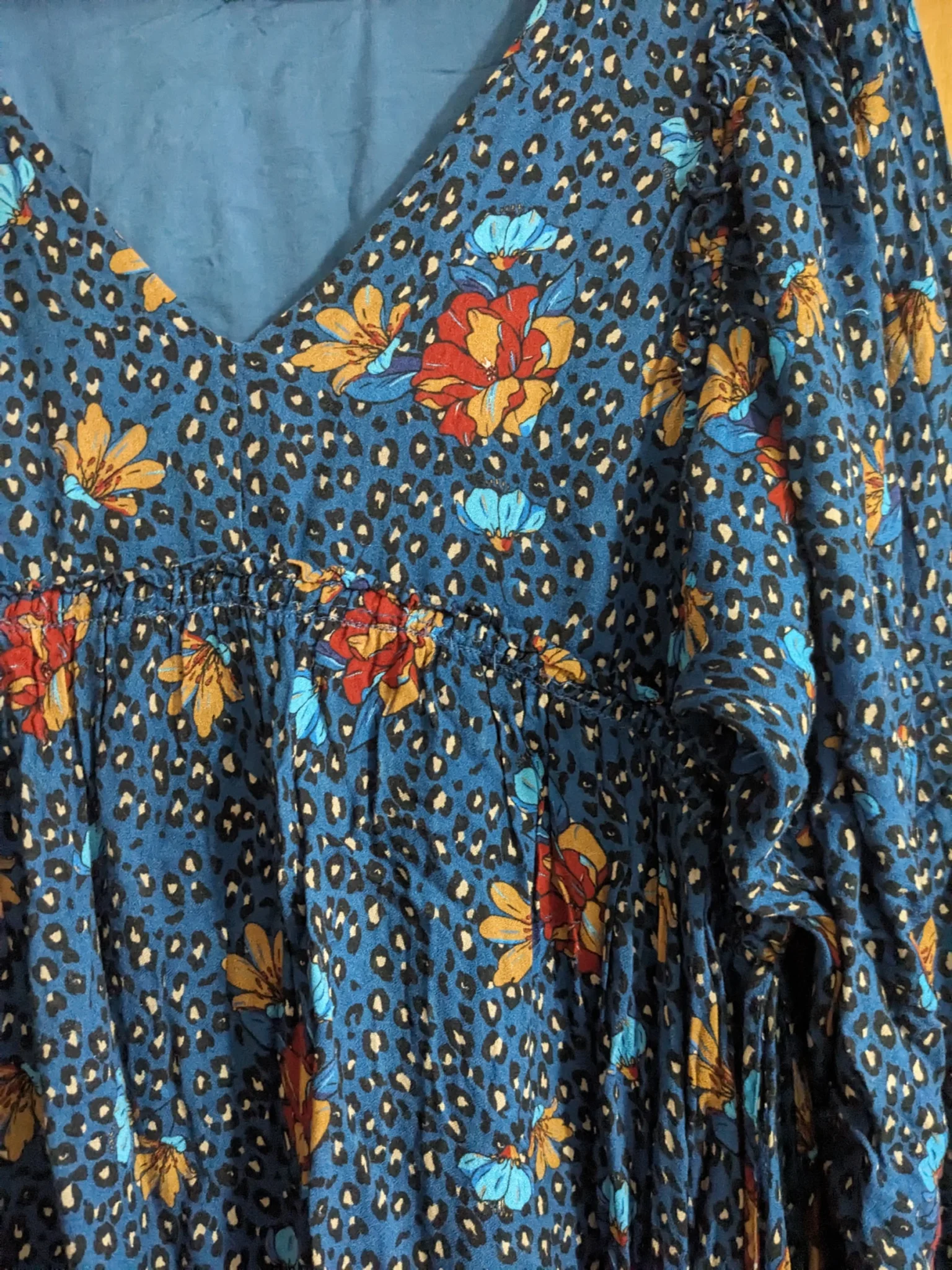 Image for Sézanne dress with puffed sleeves