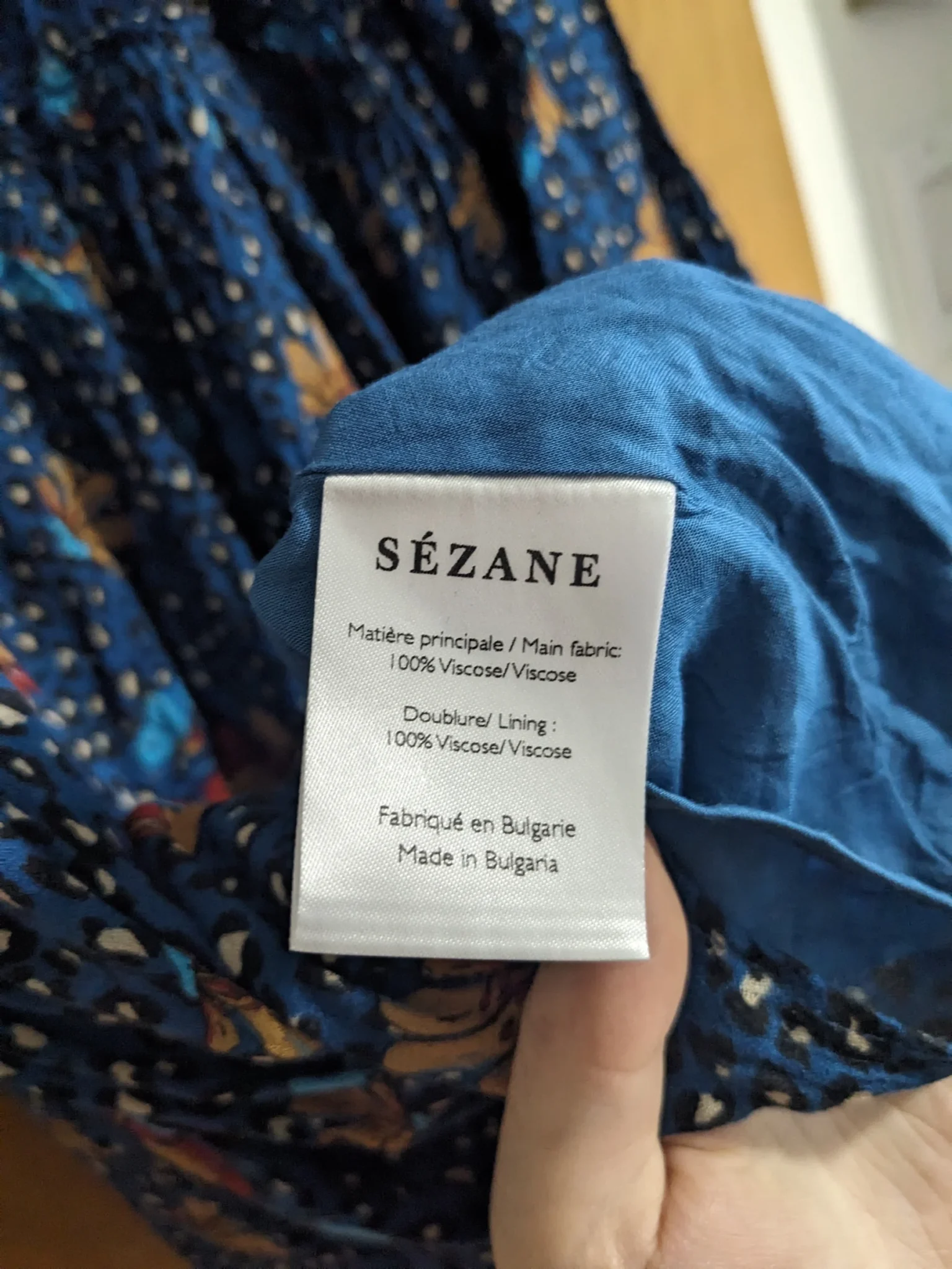 Image for Sézanne dress with puffed sleeves