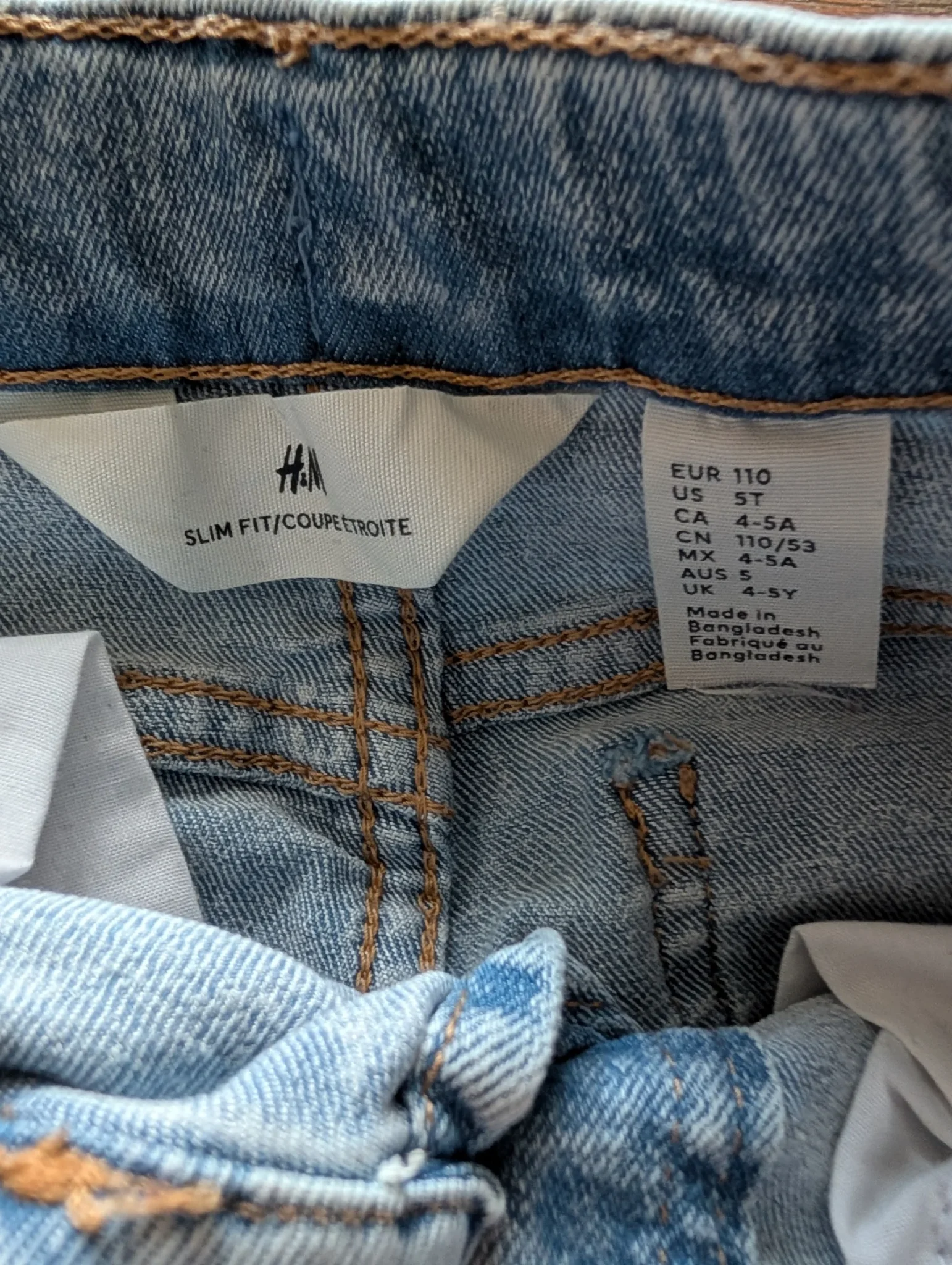 Image for HM jeans, age 5
