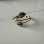 Thumbnail for Bracelet Jonc Cauris Doré