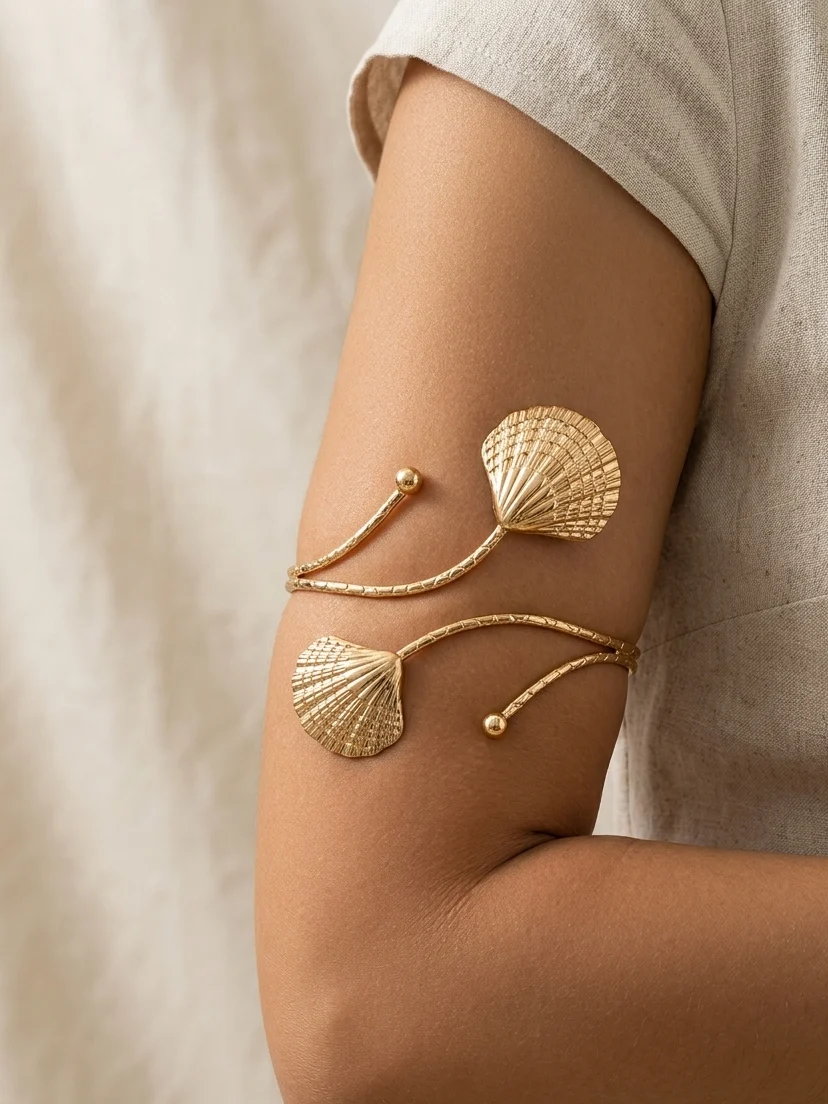 Double Shell Gold Armband *Other seconde main