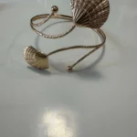 Thumbnail for Bracelet de Bras Doré Double Coquillage