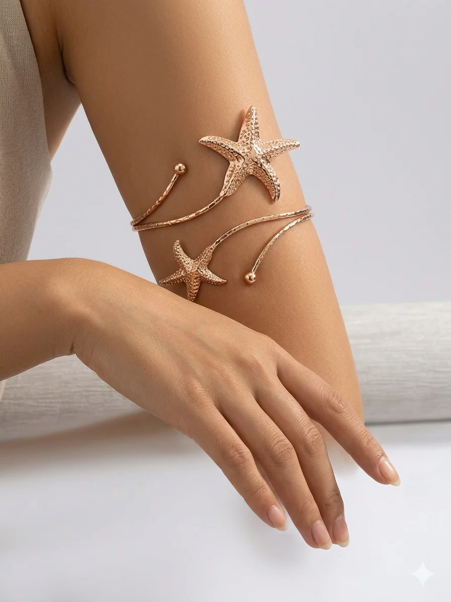 Gold Double Starfish Bracelet *Other seconde main