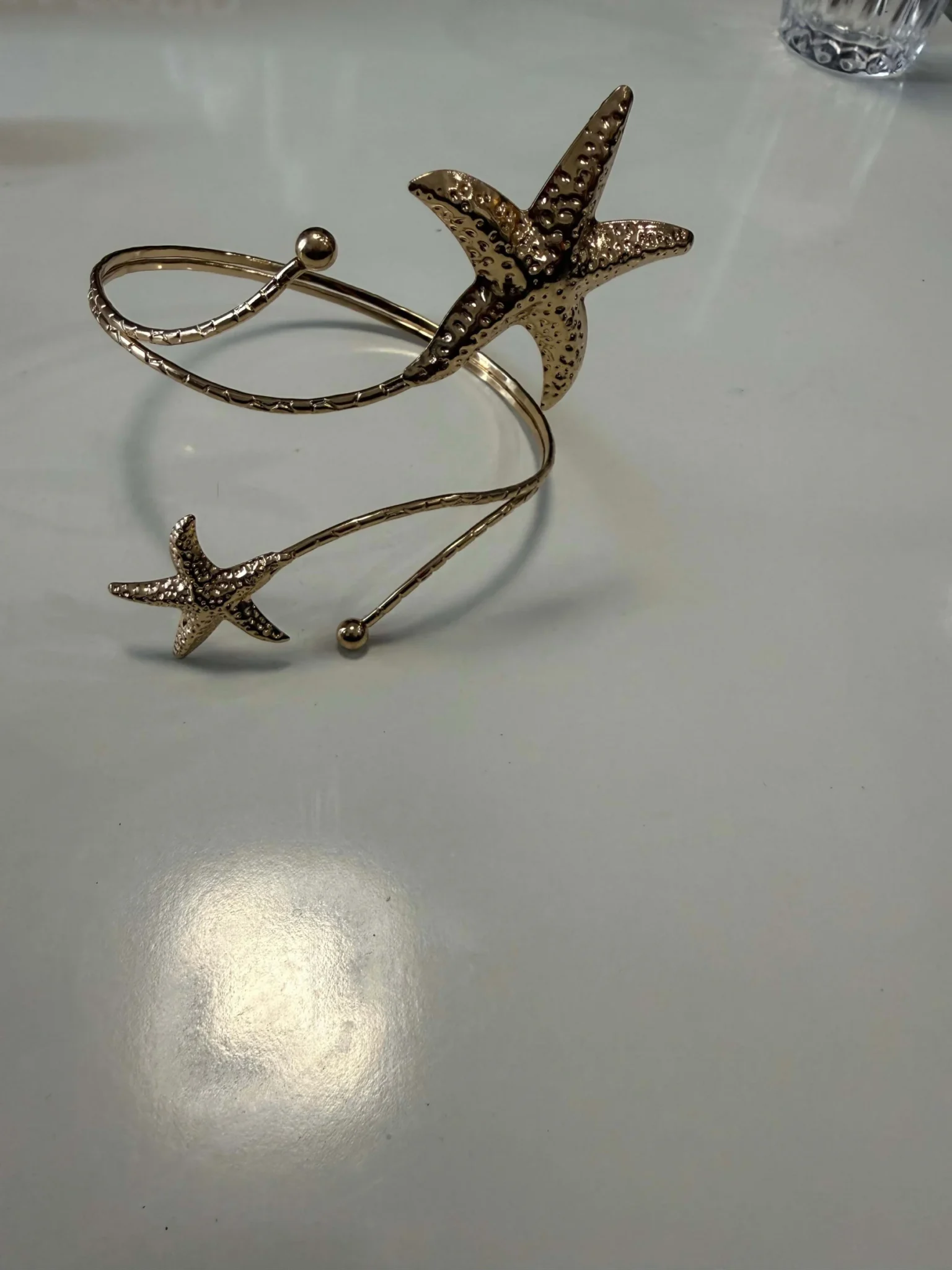 Image for Bracelet de Bras Doré Double Étoile de Mer