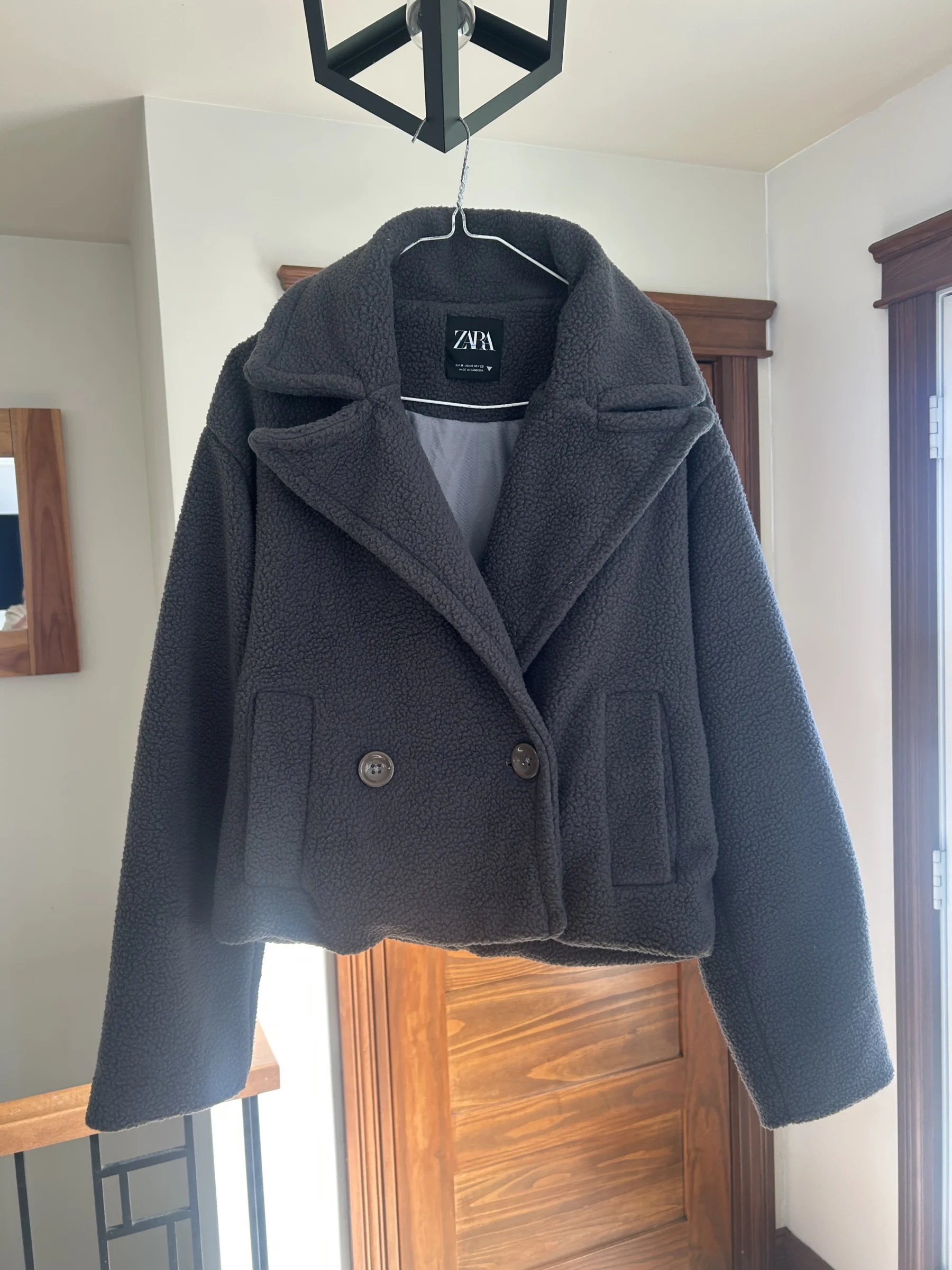 Sherpa coat Zara seconde main