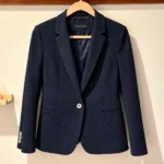 Featured thumbnail for Massimo Dutti jacket – navy blue with a micro-pattern