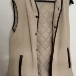 Featured thumbnail for Reversible sleeveless sherpa jacket