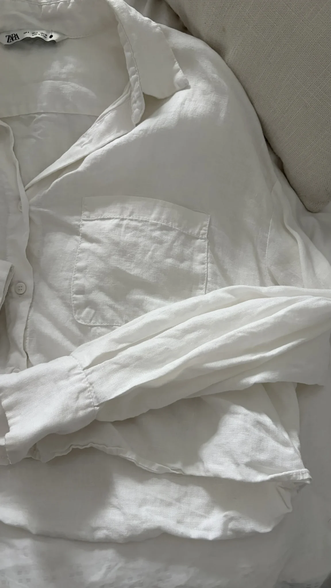 Image for Linen crop top