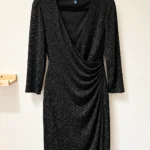 Featured thumbnail for CHAPS black sequinned dress – elegant and flattering