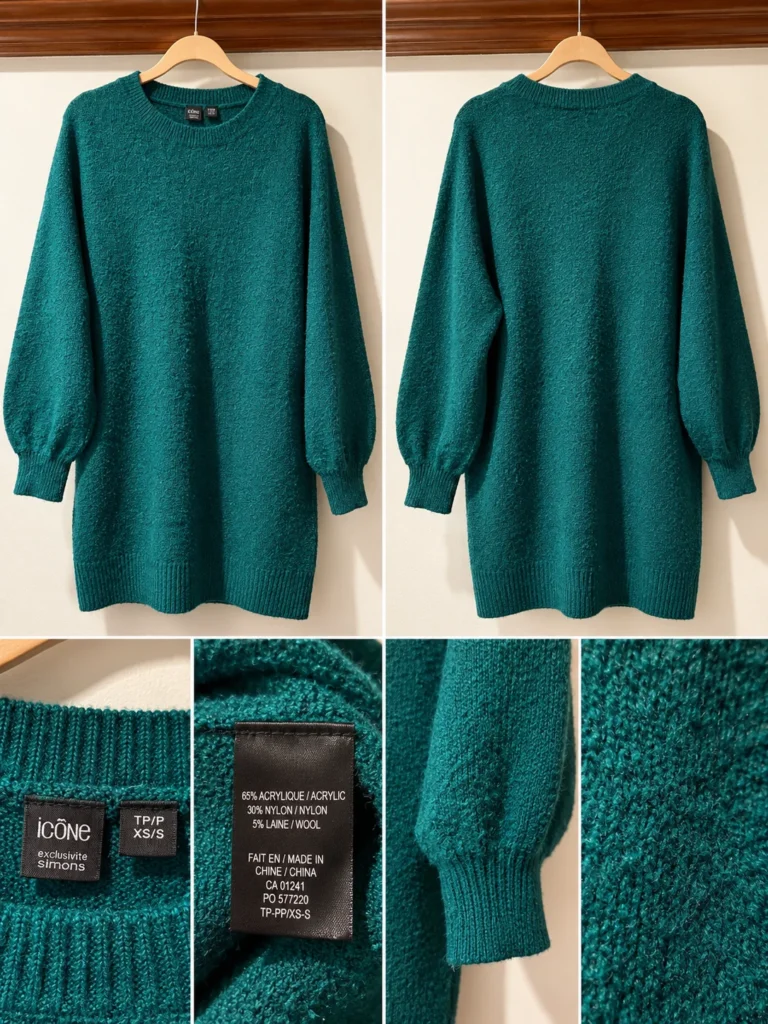 Image for Simons ICÔNE Long-sleeved Top – Emerald Green – TP/P