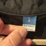 Thumbnail for Robe chemise Old Navy noire – Taille L