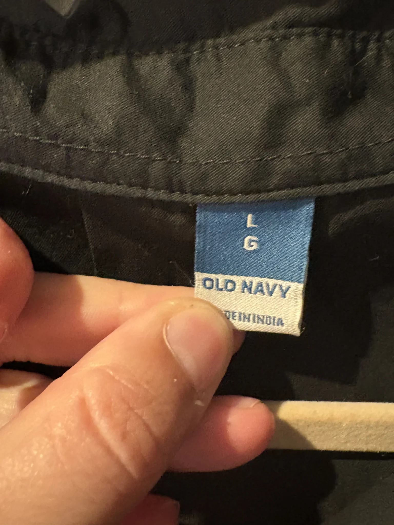 Image for Robe chemise Old Navy noire – Taille L