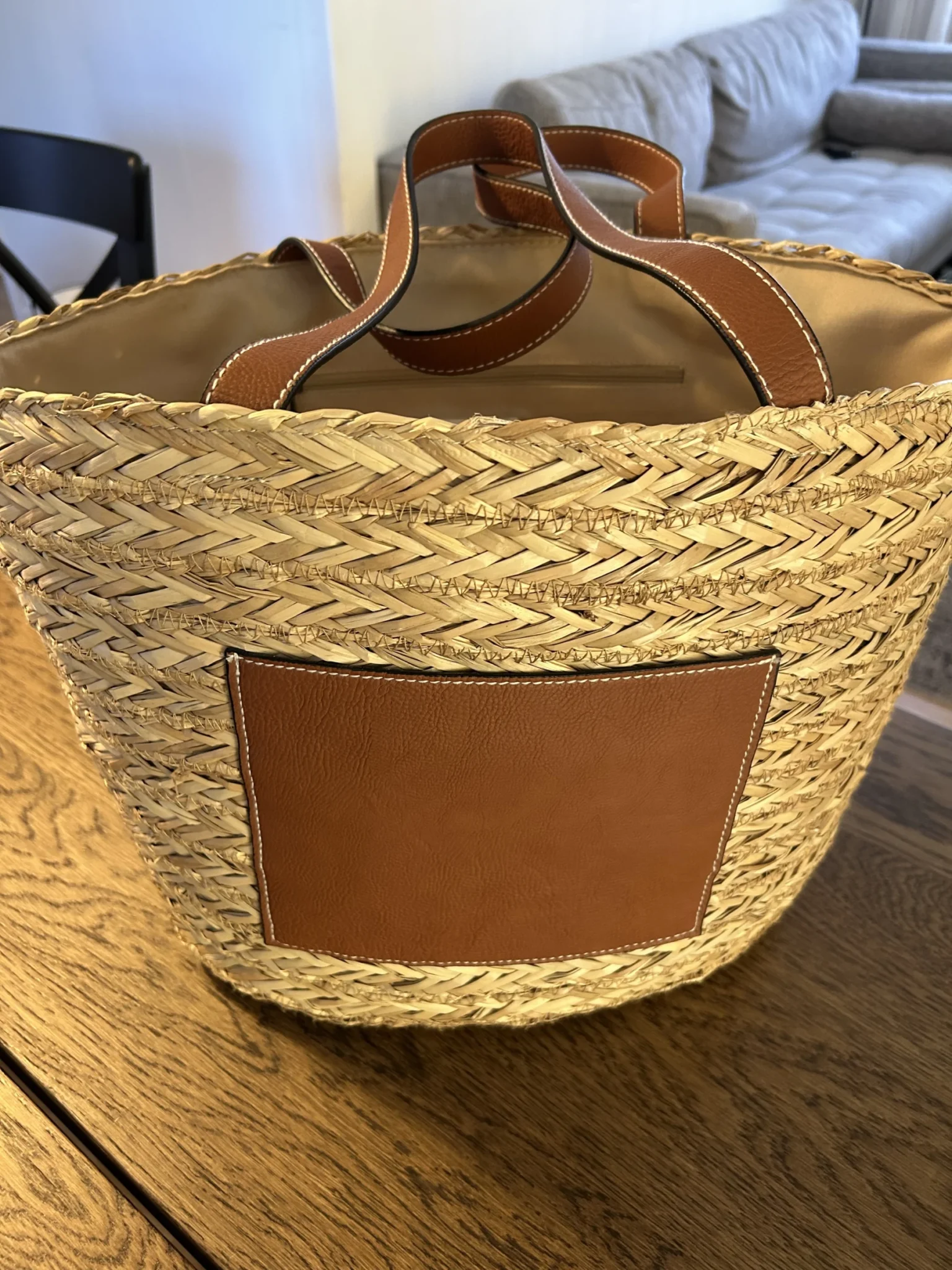 Image for Joli sac à main en rotin