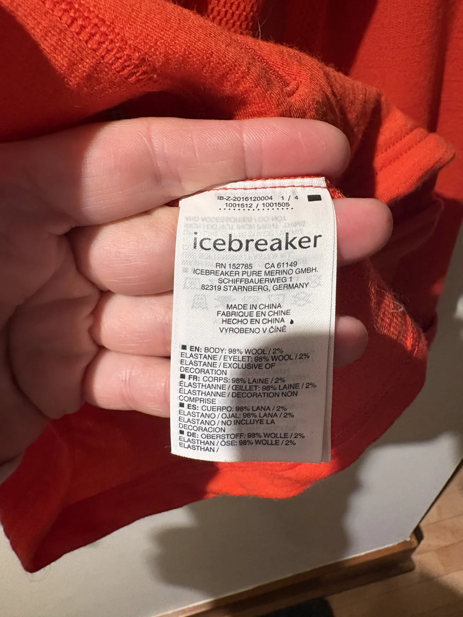 Image for Icebreaker Merino – veste à capuchon en laine mérinos – Femme M