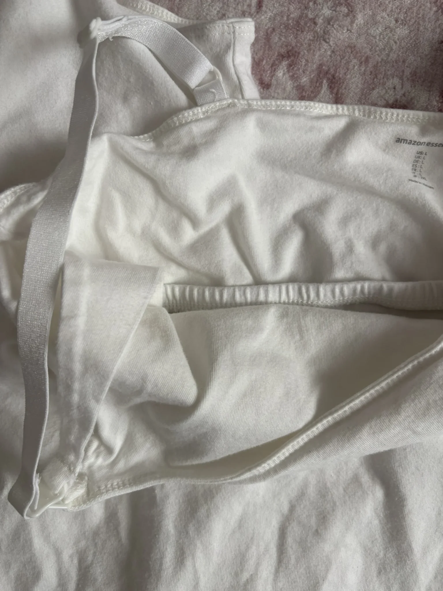 Image for Set of white maternity vests