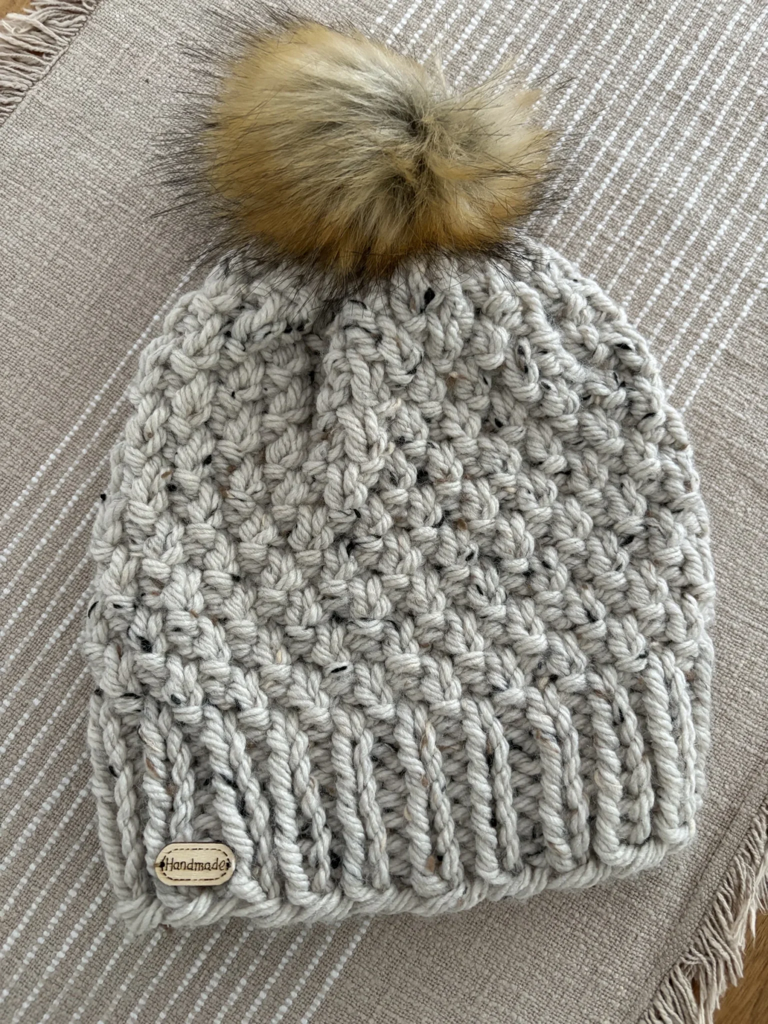 Featured image for Tuque crochetée faite à la main