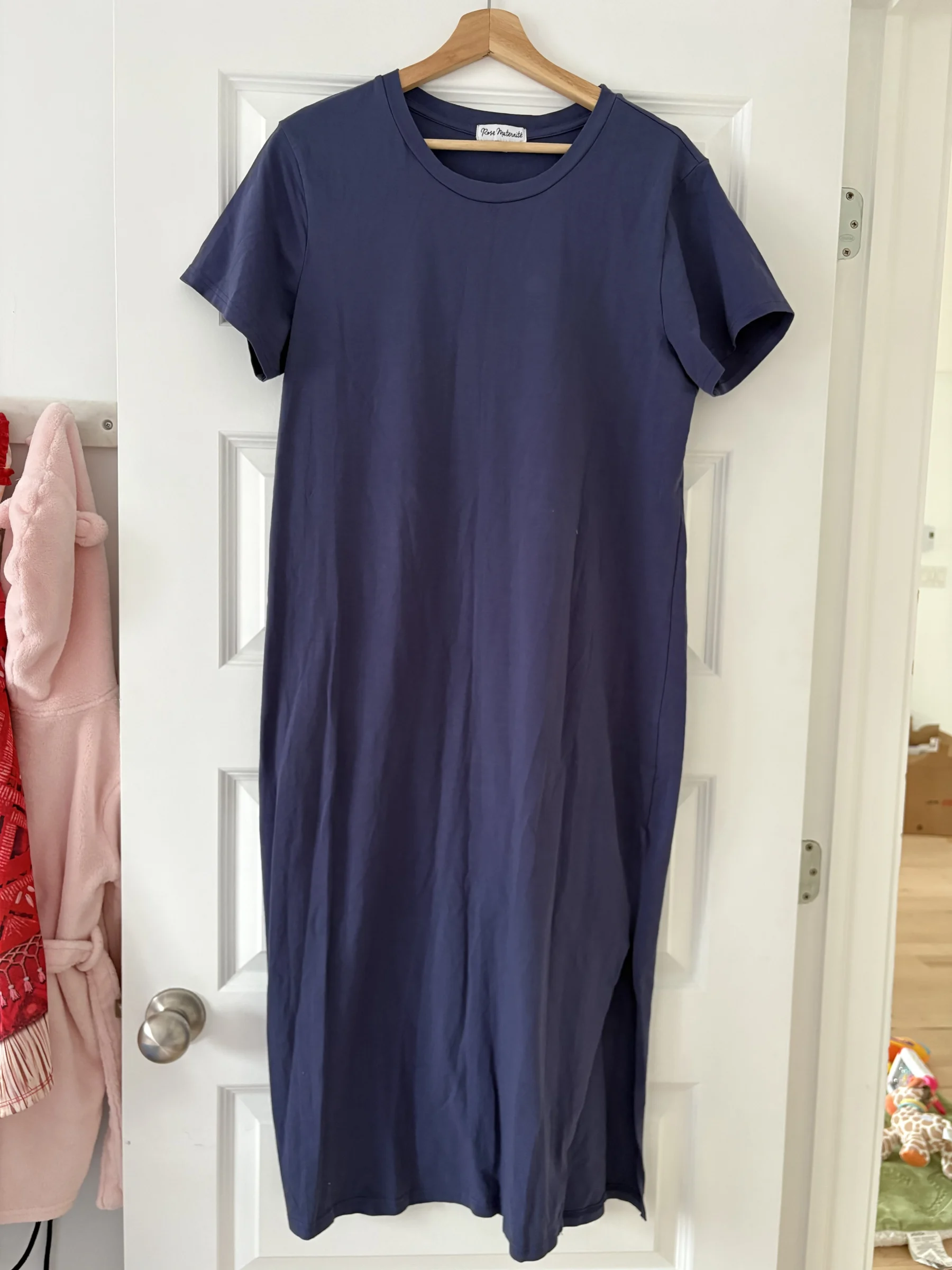 Robe bleue maxi Rose Maternité Rose Maternité seconde main