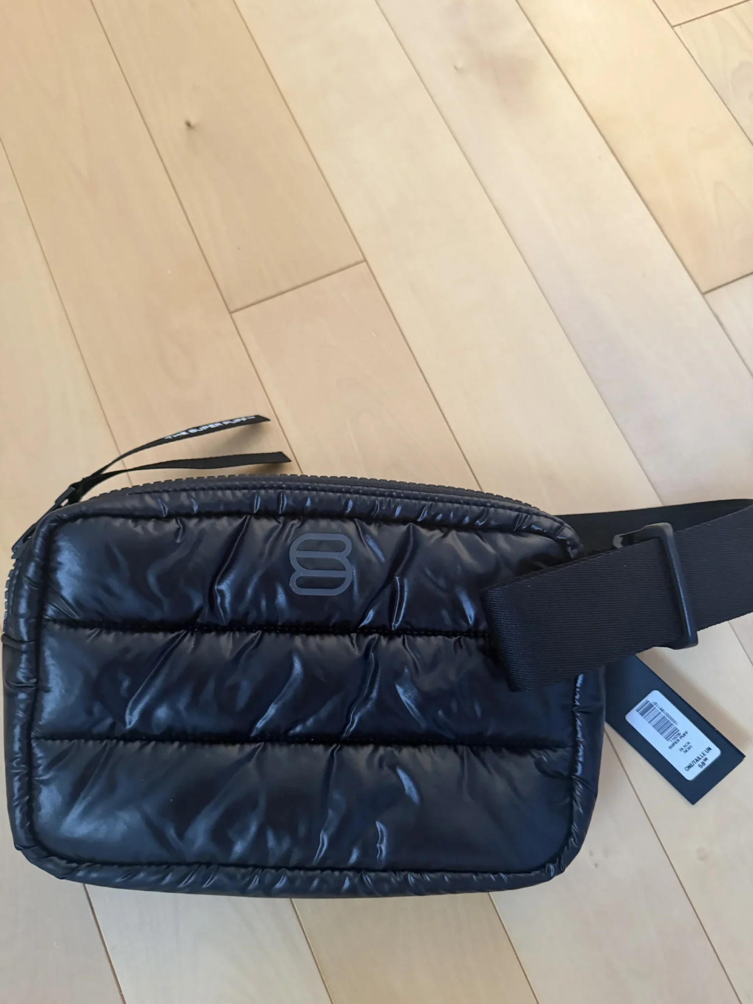 Image for Brand-new black Super Puff clutch bag