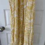 Thumbnail for Brand-new Old Navy yellow maxi dress with a floral print