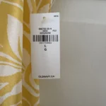 Thumbnail for Brand-new Old Navy yellow maxi dress with a floral print